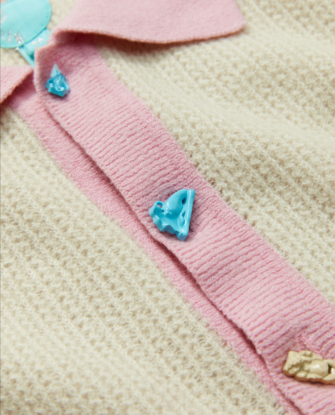 Pink Waffle Polo