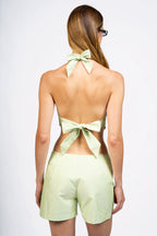 Bandana Pistachio Top