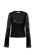 Penélope Mesh Top Black
