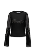 Penélope Mesh Top Black