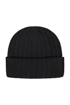 Roe Cashmere Beanie Black