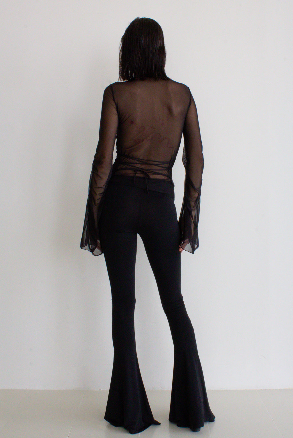 Penélope Mesh Top Black