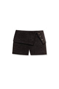 Zoe Knit Short Brown