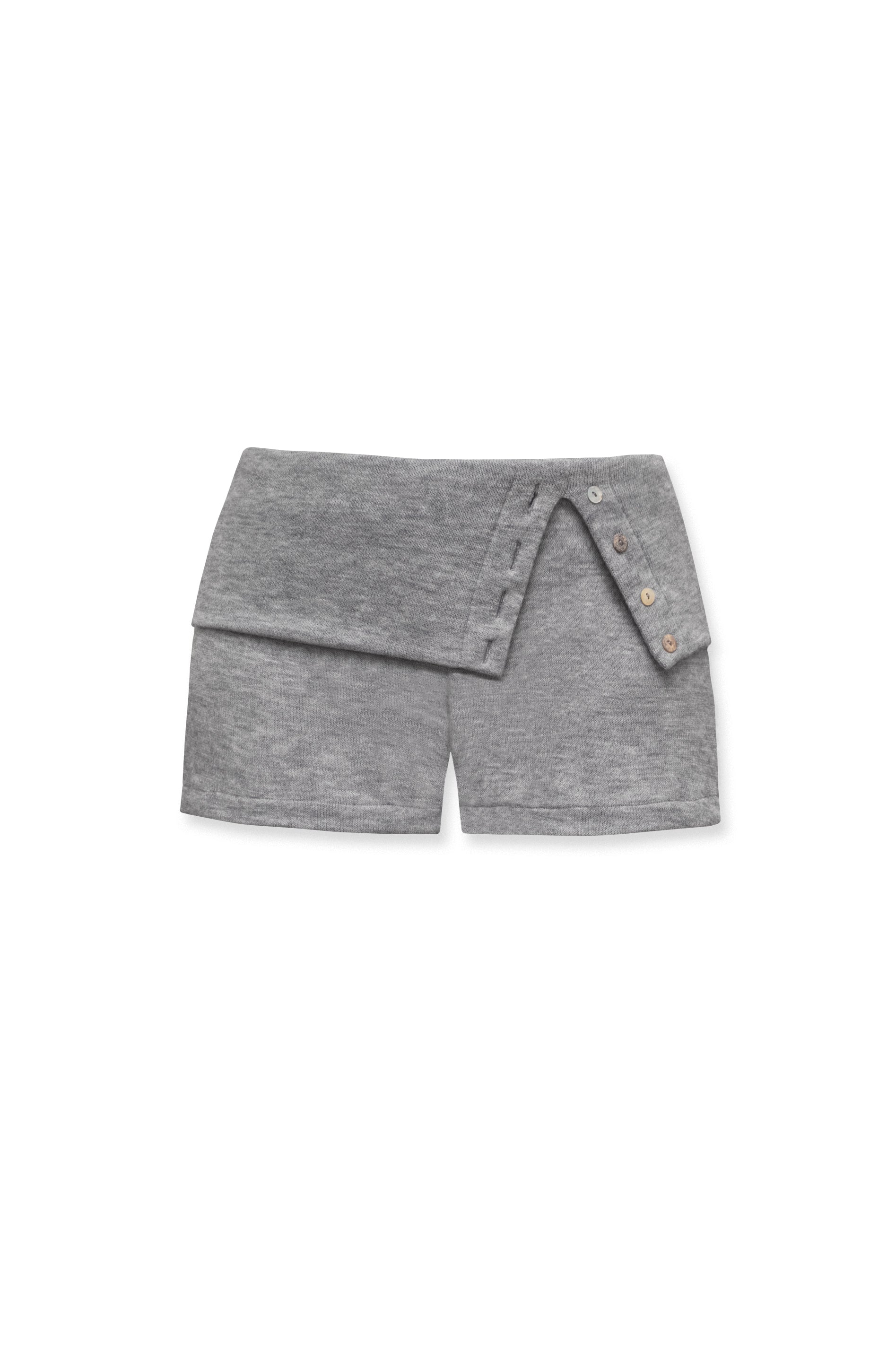 Zoe Knit Short Grey