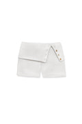 Zoe Knit Short White
