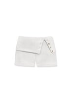 Zoe Knit Short White