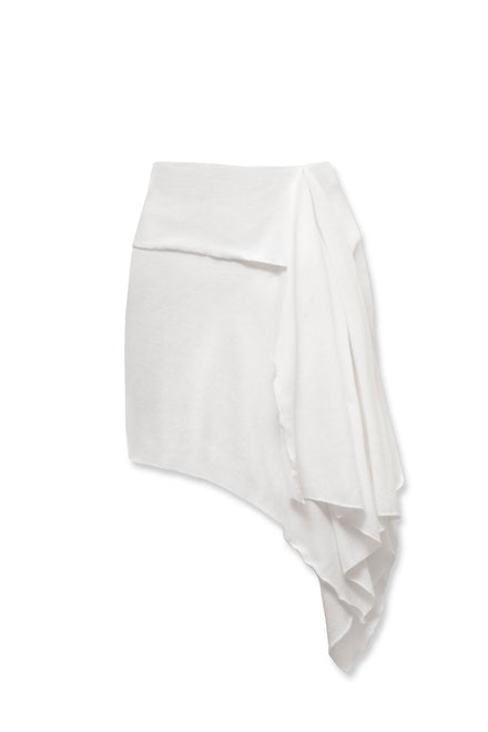 Zoe Knit Skirt White